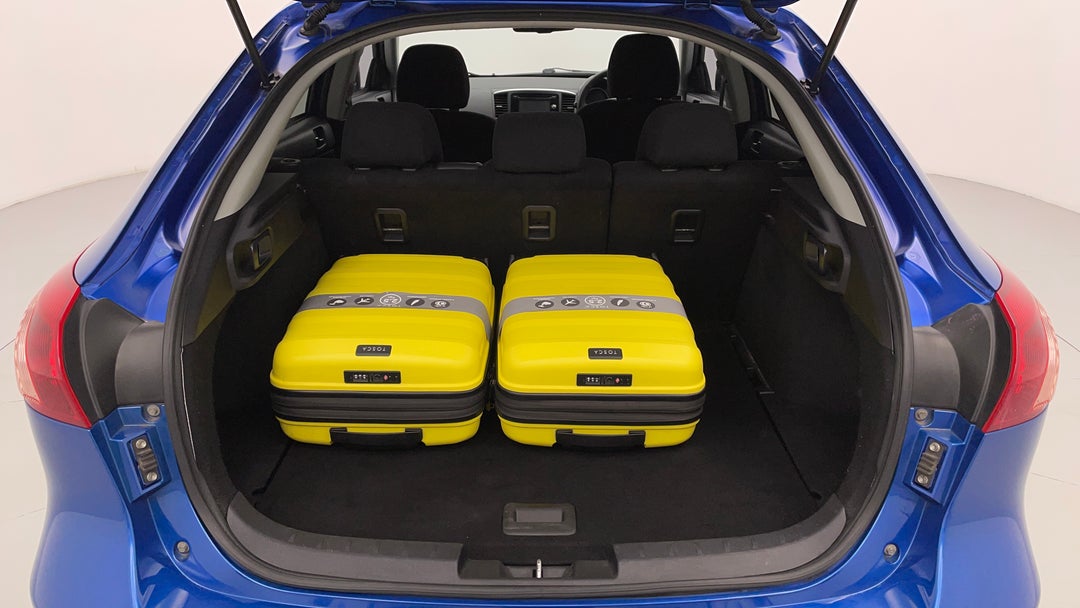 Boot Inside View with Luggage