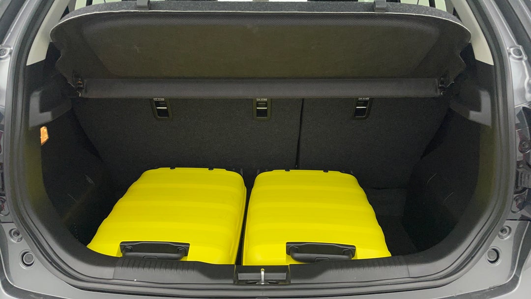 Boot Inside View with Luggage