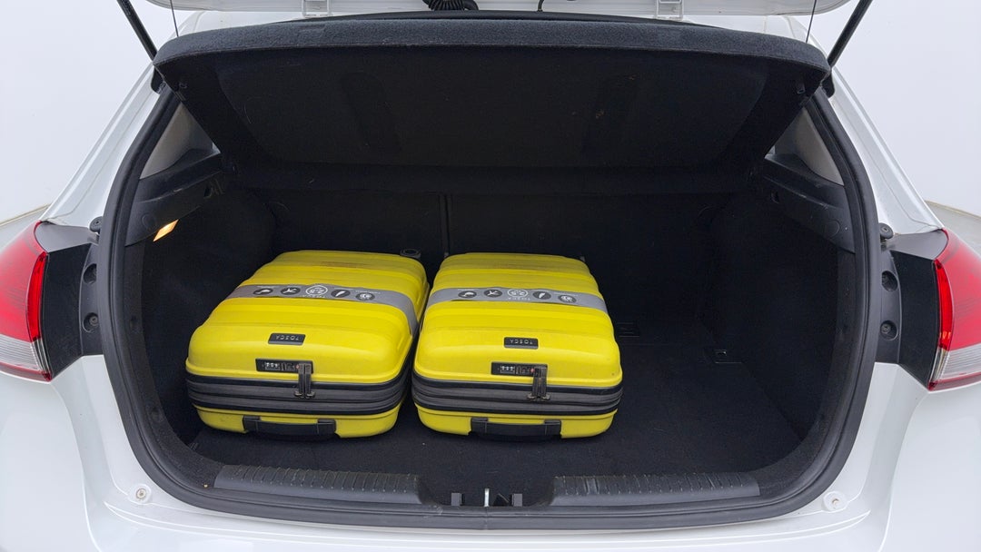 Boot Inside View with Luggage