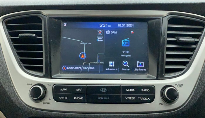 2019 Hyundai Verna 1.6 VTVT SX, Petrol, Manual, 84,648 km, Infotainment System