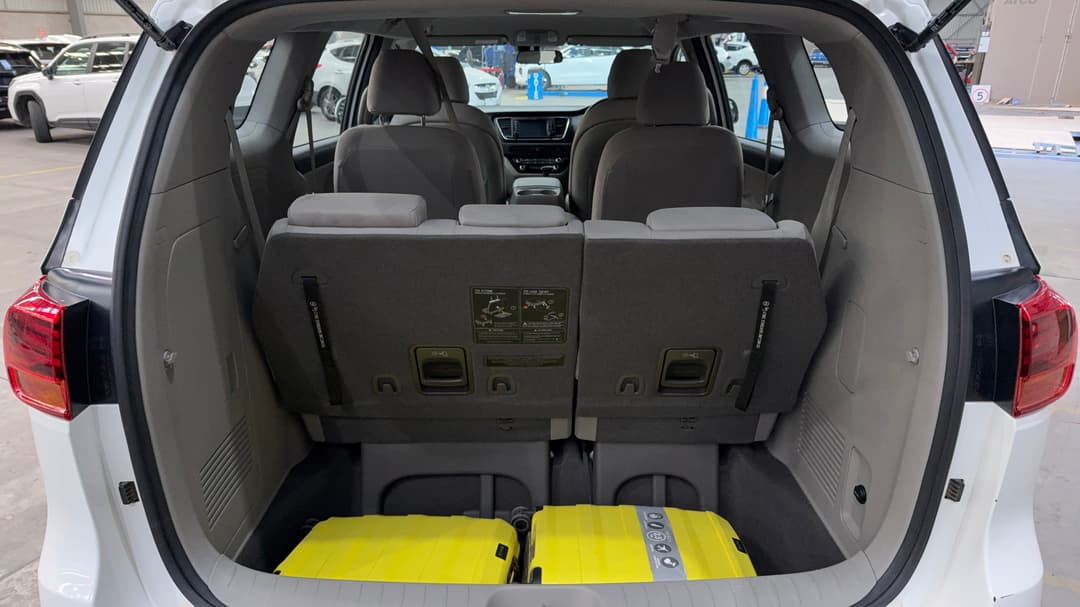 2019 Kia Carnival S, Automatic, 45561 km, Boot Inside View with Luggage