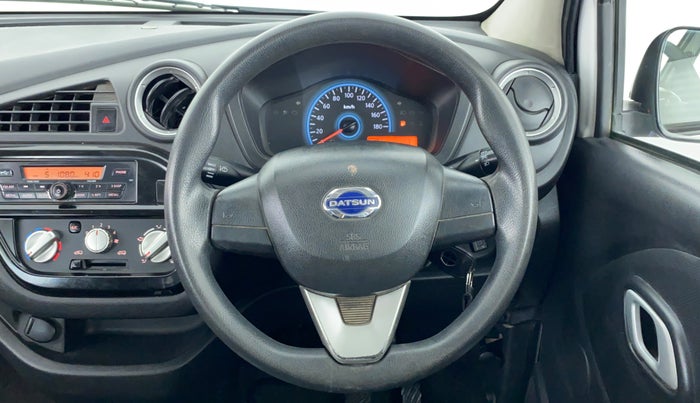 2018 Datsun Redi Go 1.0 S AT, Petrol, Automatic, 72,230 km, Steering Wheel Close Up