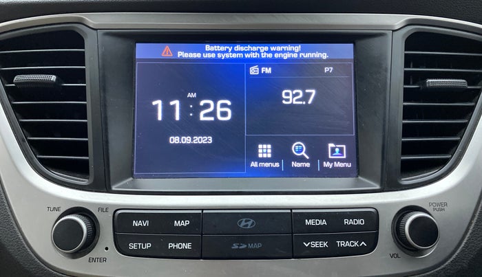 2018 Hyundai Verna 1.6 SX (O) CRDI MT, Diesel, Manual, 83,383 km, Infotainment System