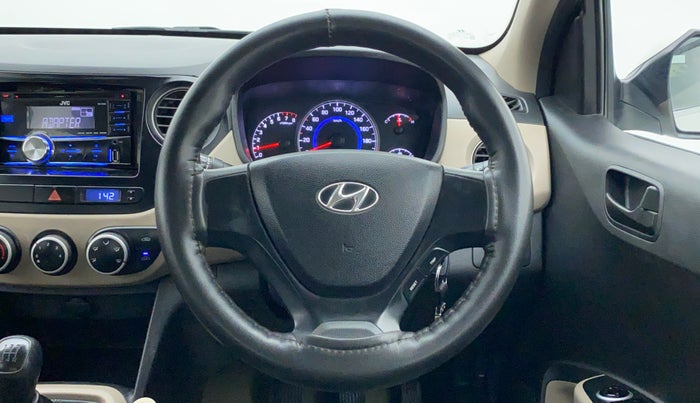 2015 Hyundai Grand i10 MAGNA 1.2 VTVT, Petrol, Manual, 46,923 km, Steering Wheel Close Up
