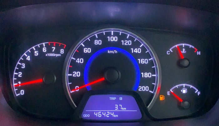 2015 Hyundai Grand i10 MAGNA 1.2 VTVT, Petrol, Manual, 46,923 km, Odometer Image