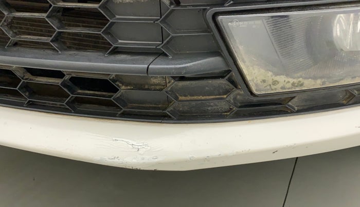 2020 Skoda Rapid 1.0 AMBITION TSI MT, Petrol, Manual, 45,347 km, Front bumper - Paint has minor damage