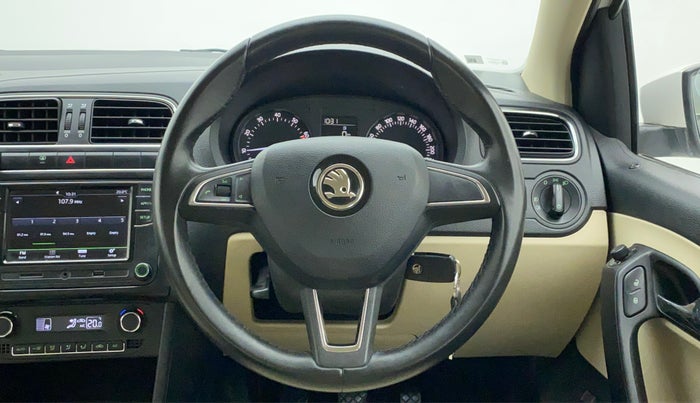 2020 Skoda Rapid 1.0 AMBITION TSI MT, Petrol, Manual, 45,347 km, Steering Wheel Close Up