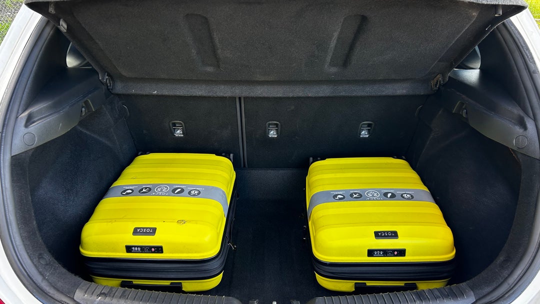 Boot Inside View with Luggage