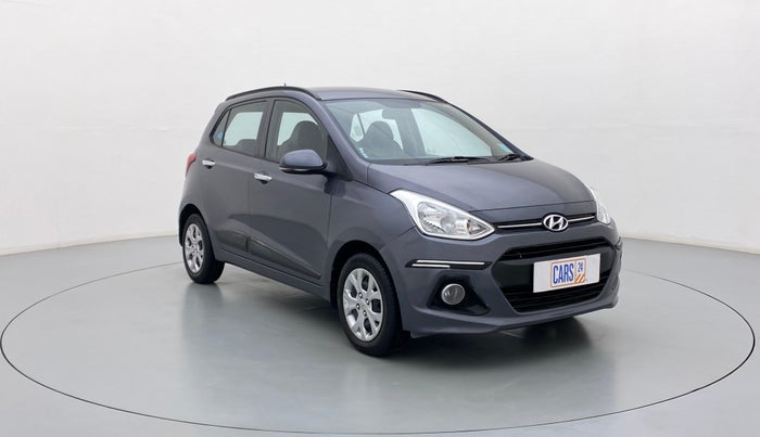 2014 Hyundai Grand i10 SPORTZ 1.2 KAPPA VTVT, Petrol, Manual, 68,053 km, Right Front Diagonal