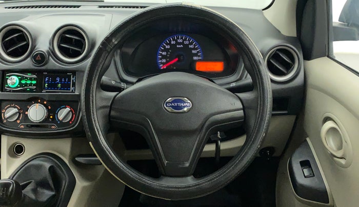 2017 Datsun Go Plus T, Petrol, Manual, 32,528 km, Steering Wheel Close Up