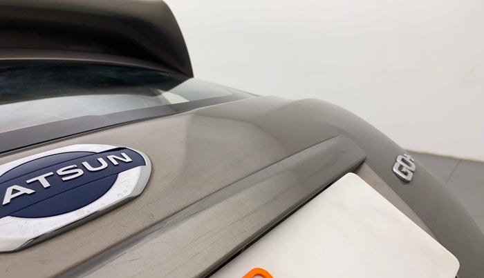 2017 Datsun Go Plus T, Petrol, Manual, 32,528 km, Dicky (Boot door) - Slightly dented