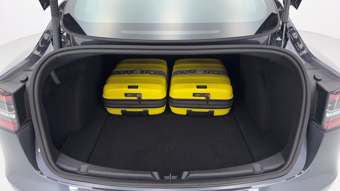2023 Tesla Model 3 Long Range, Automatic, 39494 km, Boot Inside View with Luggage