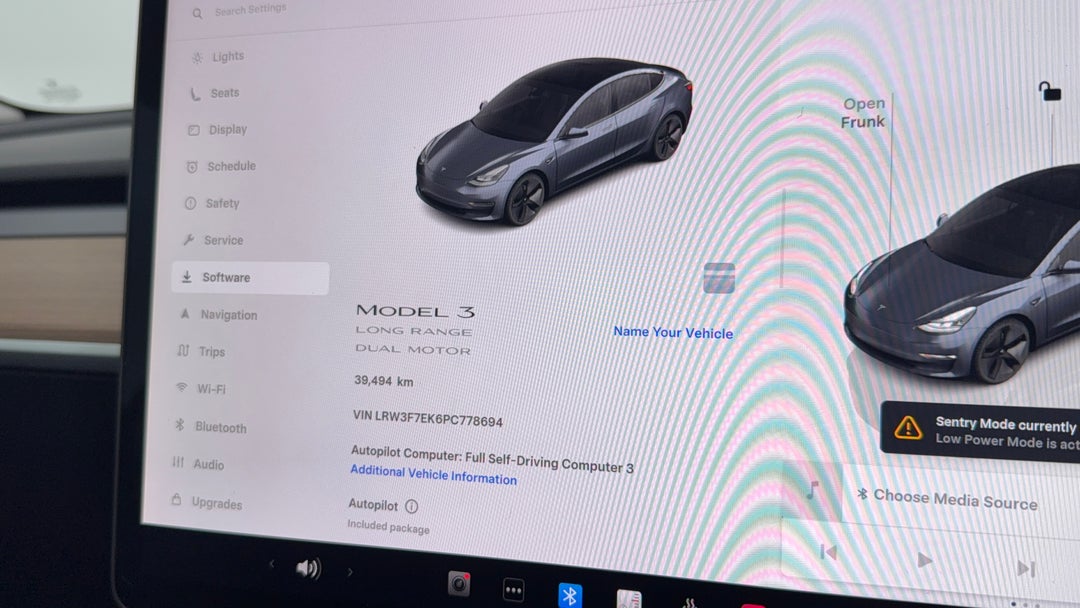 2023 Tesla Model 3 Long Range, Automatic, 39494 km, Odometer View