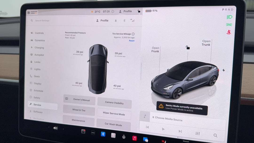 2023 Tesla Model 3 Long Range, Automatic, 39494 km, Service History