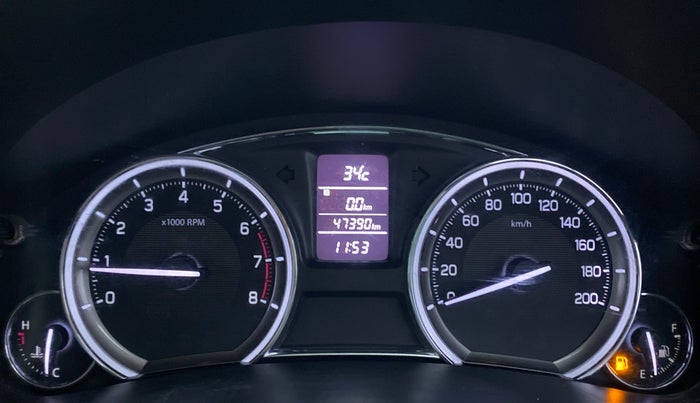 2015 Maruti Ciaz VXI PLUS, Petrol, Manual, 47,404 km, Odometer Image