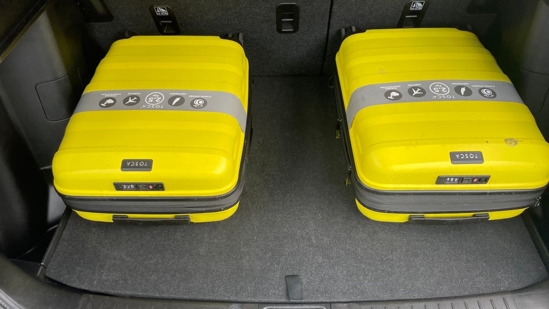 Boot Inside View with Luggage