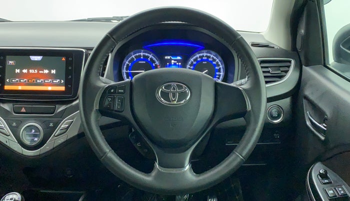 2021 Toyota Glanza V MT PETROL, Petrol, Manual, 35,316 km, Steering Wheel Close Up