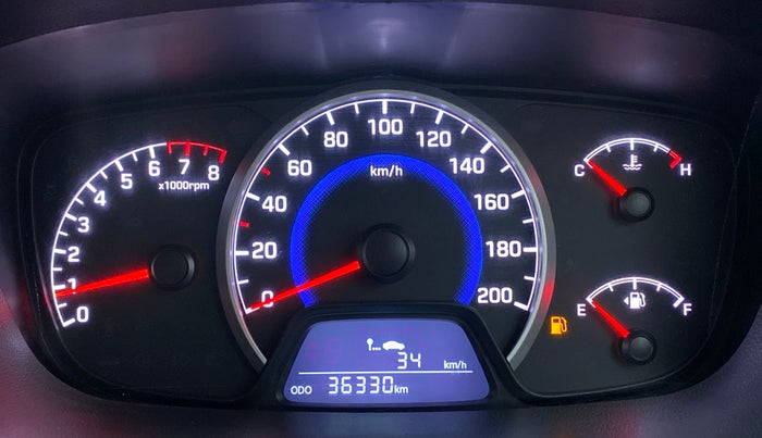 2017 Hyundai Grand i10 SPORTZ 1.2 KAPPA VTVT, Petrol, Manual, 36,397 km, Odometer Image