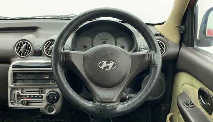 2010 Hyundai Santro Xing GLS, Petrol, Manual, 55,293 km, Steering Wheel Close Up