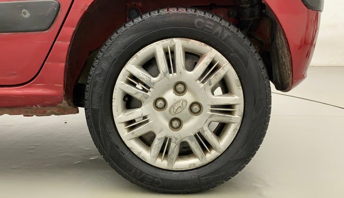 2010 Hyundai Santro Xing GLS, Petrol, Manual, 55,293 km, Left Rear Wheel