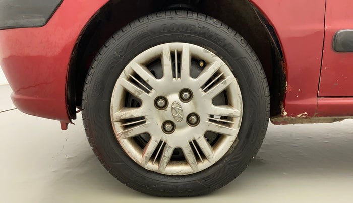 2010 Hyundai Santro Xing GLS, Petrol, Manual, 55,306 km, Left Front Wheel