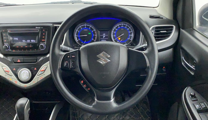 2017 Maruti Baleno DELTA CVT PETROL 1.2, Petrol, Automatic, 40,604 km, Steering Wheel Close Up