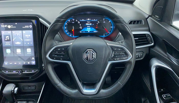 2019 MG HECTOR SHARP DCT PETROL, Petrol, Automatic, 33,329 km, Steering Wheel Close Up