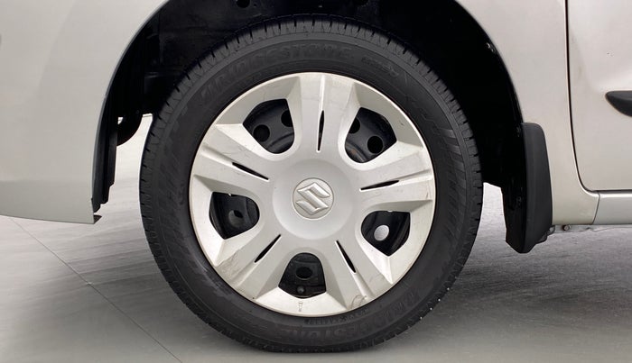 2014 Maruti Wagon R 1.0 VXI, Petrol, Manual, 61,882 km, Left Front Wheel