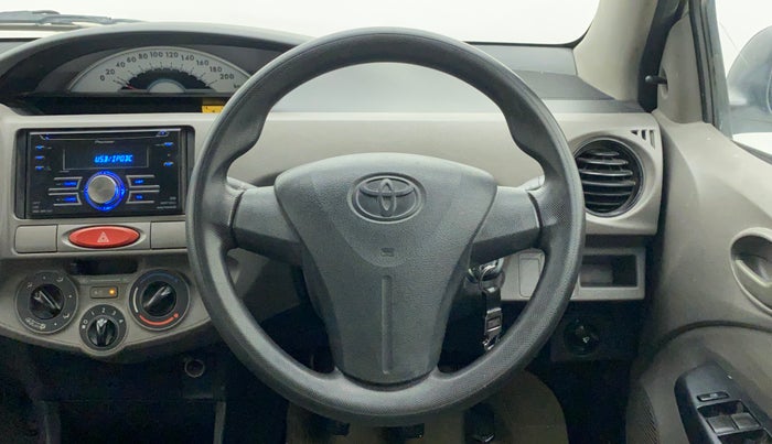 2011 Toyota Etios G, Petrol, Manual, 55,556 km, Steering Wheel Close Up