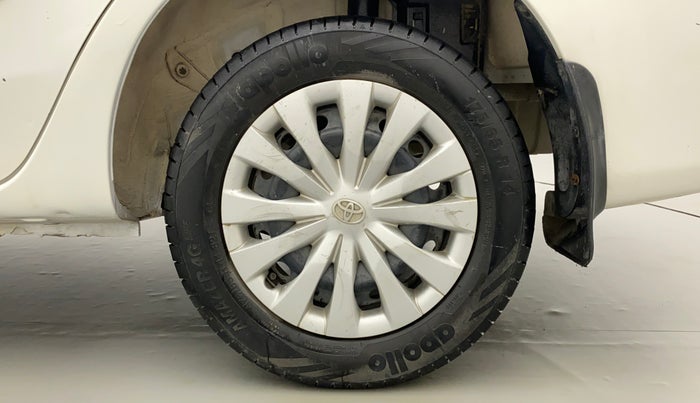 2011 Toyota Etios G, Petrol, Manual, 55,556 km, Left Rear Wheel