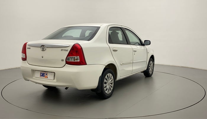 2011 Toyota Etios G, Petrol, Manual, 55,556 km, Right Back Diagonal