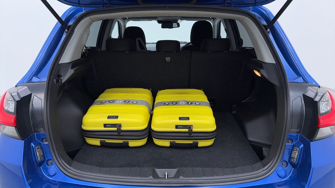 Boot Inside View with Luggage