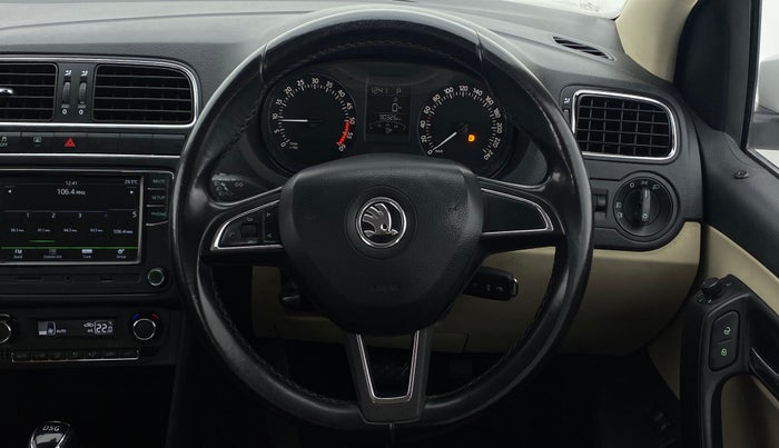 2017 Skoda Rapid Style 1.5 TDI AT, Diesel, Automatic, 90,406 km, Steering Wheel Close Up