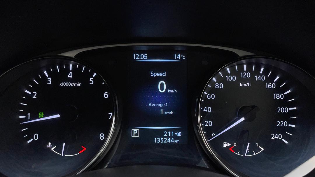 2016 Nissan X-trail St-l (4x4), Automatic, 135244 km, Odometer View