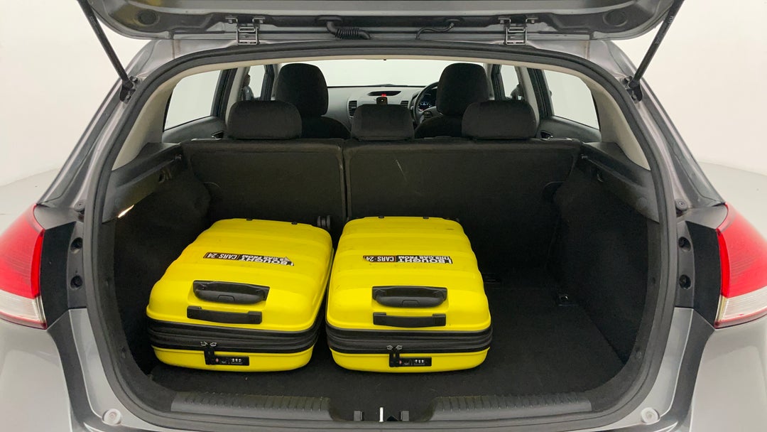 Boot Inside View with Luggage