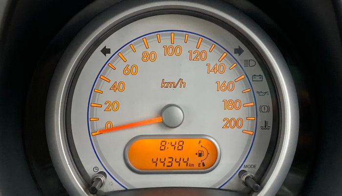 2010 Maruti Ritz VXI, Petrol, Manual, 44,344 km, Odometer Image