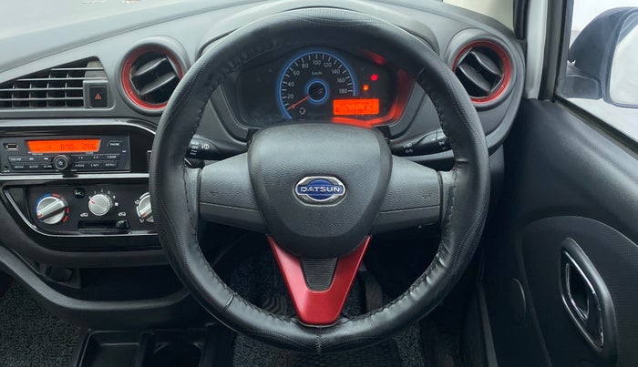 2018 Datsun Redi Go T (O), Petrol, Manual, 11,160 km, Steering Wheel Close Up