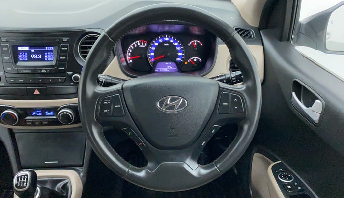 2017 Hyundai Xcent SX 1.2 OPT, Petrol, Manual, 13,805 km, Steering Wheel Close Up