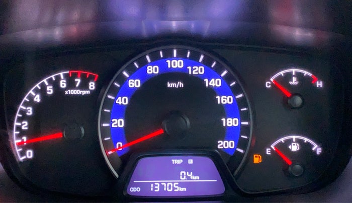 2017 Hyundai Xcent SX 1.2 OPT, Petrol, Manual, 13,805 km, Odometer Image