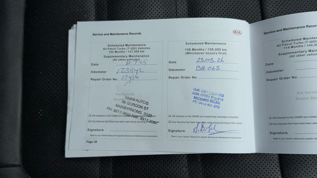 Service History