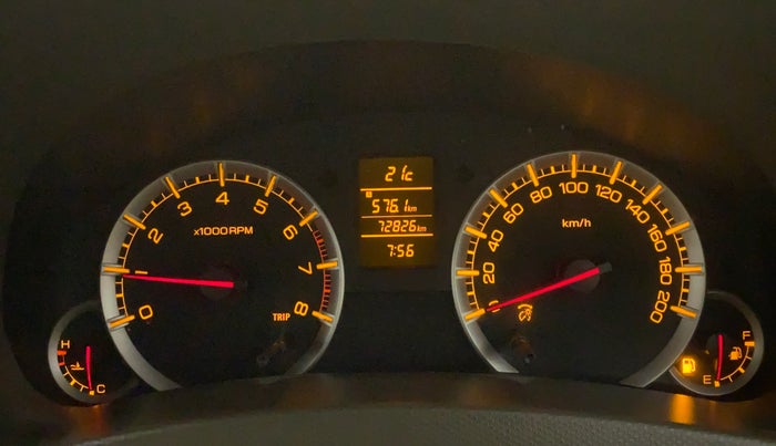 2013 Maruti Ertiga ZXI, Petrol, Manual, 72,826 km, Odometer Image