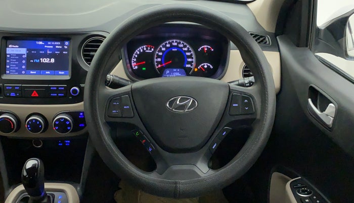 2018 Hyundai Grand i10 SPORTZ AT 1.2 KAPPA VTVT, Petrol, Automatic, 21,668 km, Steering Wheel Close Up
