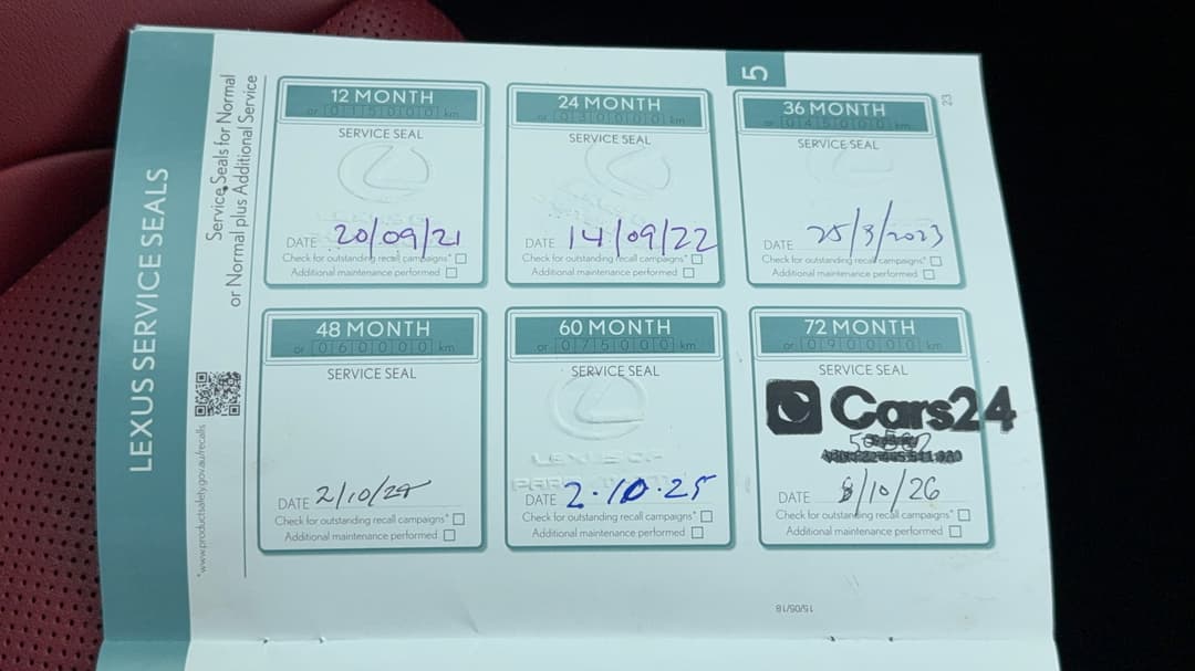 2019 Lexus Ux200 F Sport, Automatic, 50583 km, Service History