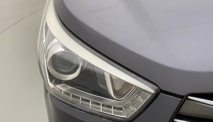 2016 Hyundai Creta SX PLUS 1.6 PETROL, Petrol, Manual, 1,05,587 km, Right headlight - Faded