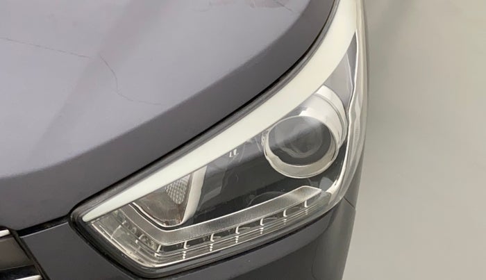 2016 Hyundai Creta SX PLUS 1.6 PETROL, Petrol, Manual, 1,05,587 km, Left headlight - Faded