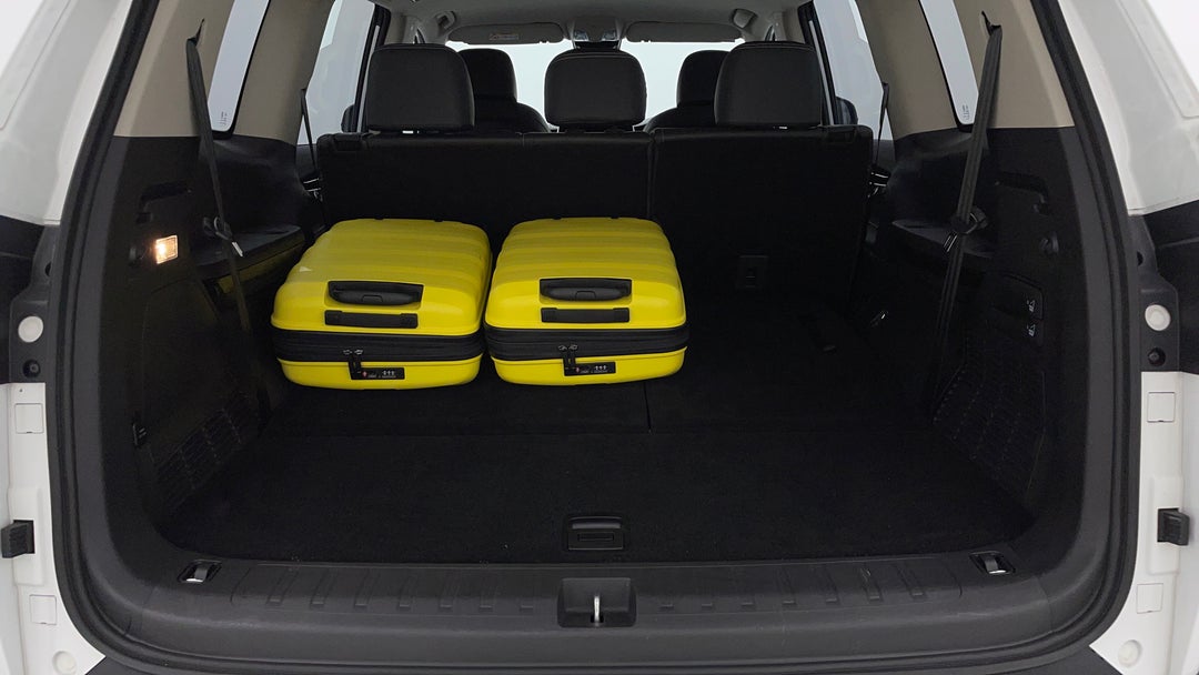 Boot Inside View with Luggage