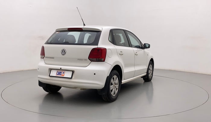 2012 Volkswagen Polo TRENDLINE 1.2L DIESEL, Diesel, Manual, 1,37,369 km, Right Back Diagonal