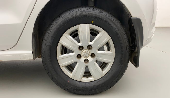 2012 Volkswagen Polo TRENDLINE 1.2L DIESEL, Diesel, Manual, 1,37,369 km, Left Rear Wheel