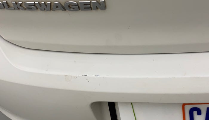 2012 Volkswagen Polo TRENDLINE 1.2L DIESEL, Diesel, Manual, 1,37,369 km, Rear bumper - Minor scratches