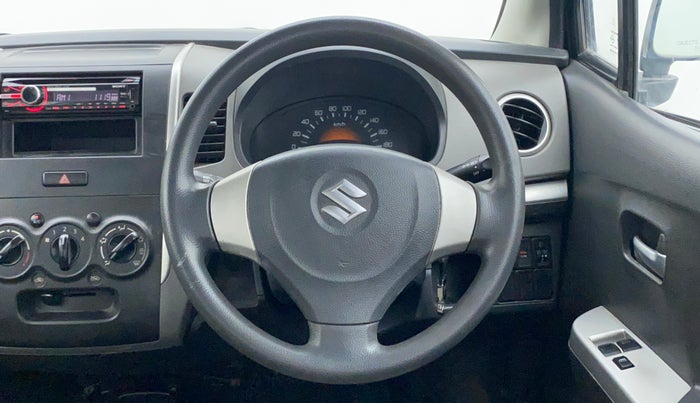 2010 Maruti Wagon R 1.0 LXI, Petrol, Manual, 50,996 km, Steering Wheel Close Up